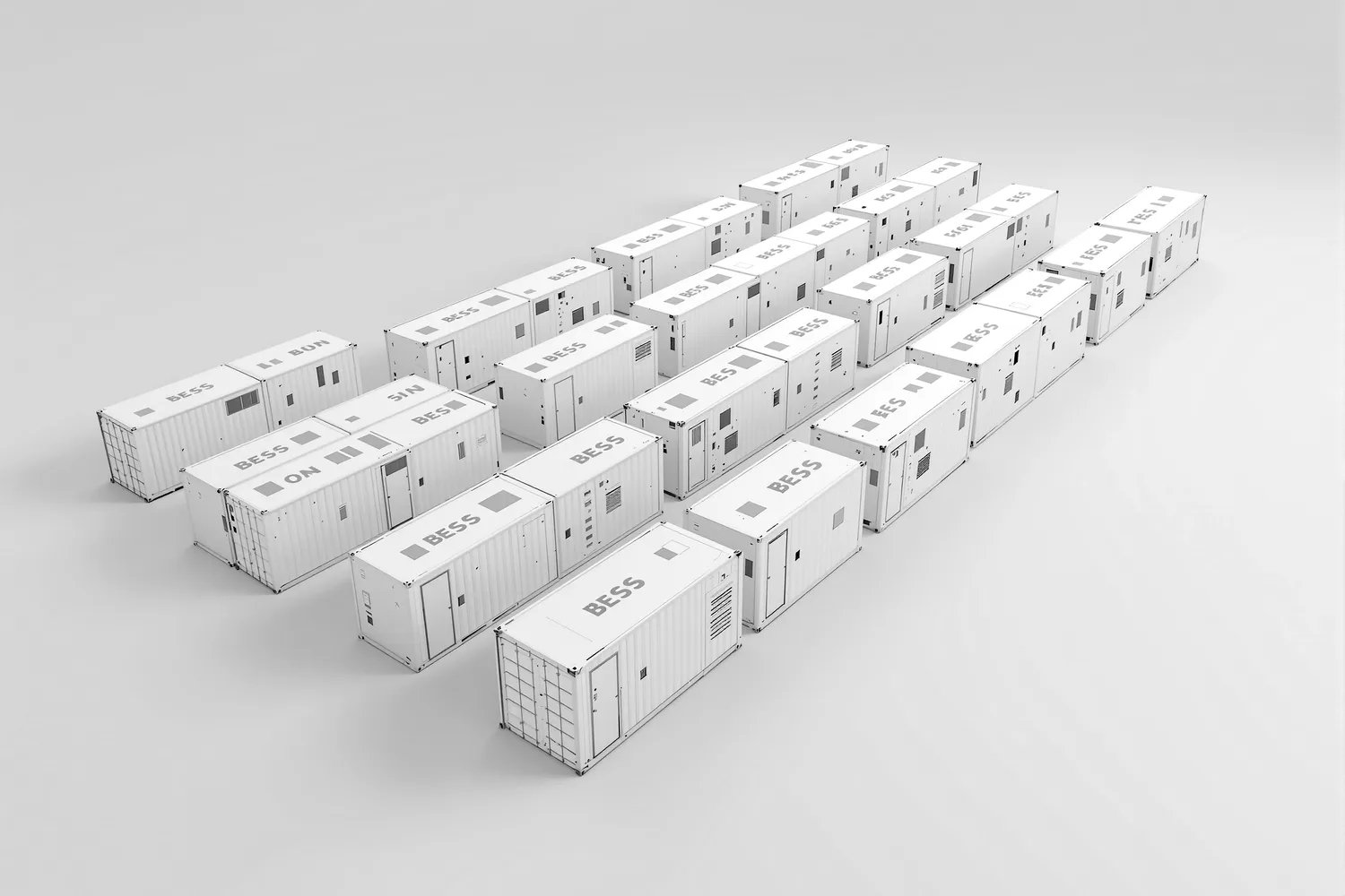 Парк систем накопичення енергії — 3D-візуалізація